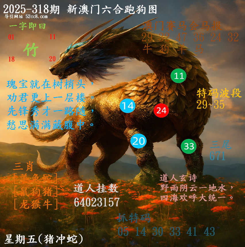 新澳门六合跑马图318期